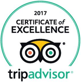award by Tripadvisor 2017
