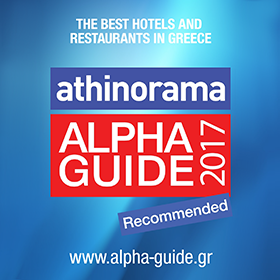 top hotel and restaurant award by Alpha Guide 2017