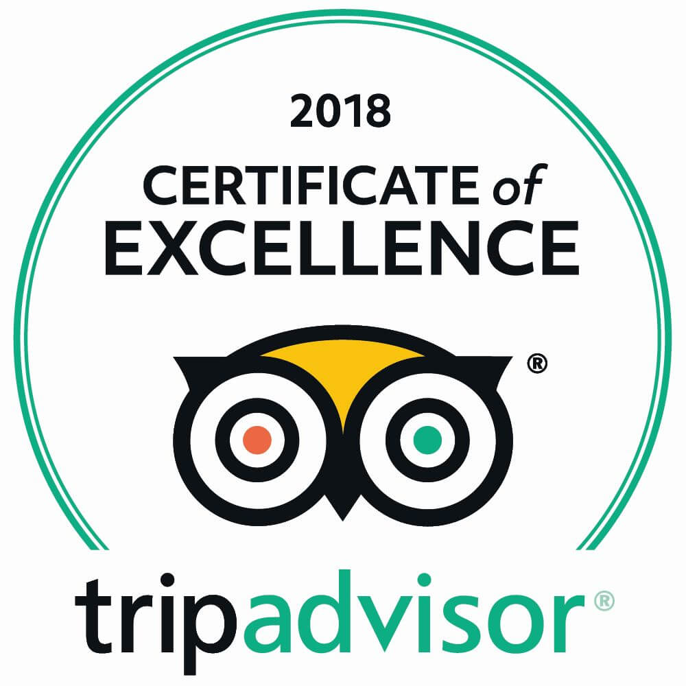 award by Tripadvisor 2018